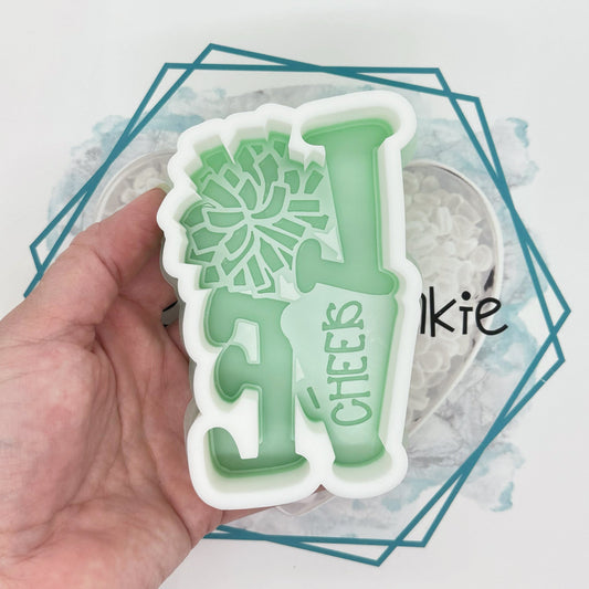 Love Cheer Freshie Mold