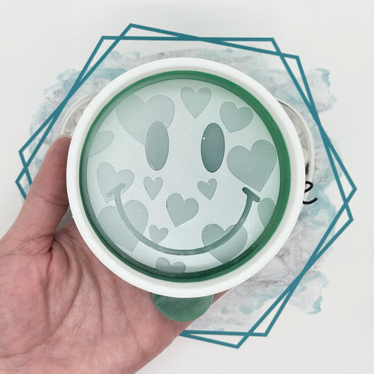 Hearts Smiley Face Freshie Mold