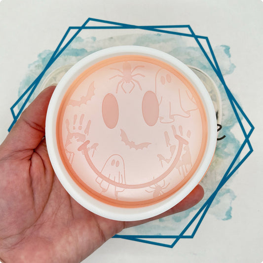 Haunted Smiley Face Freshie Mold