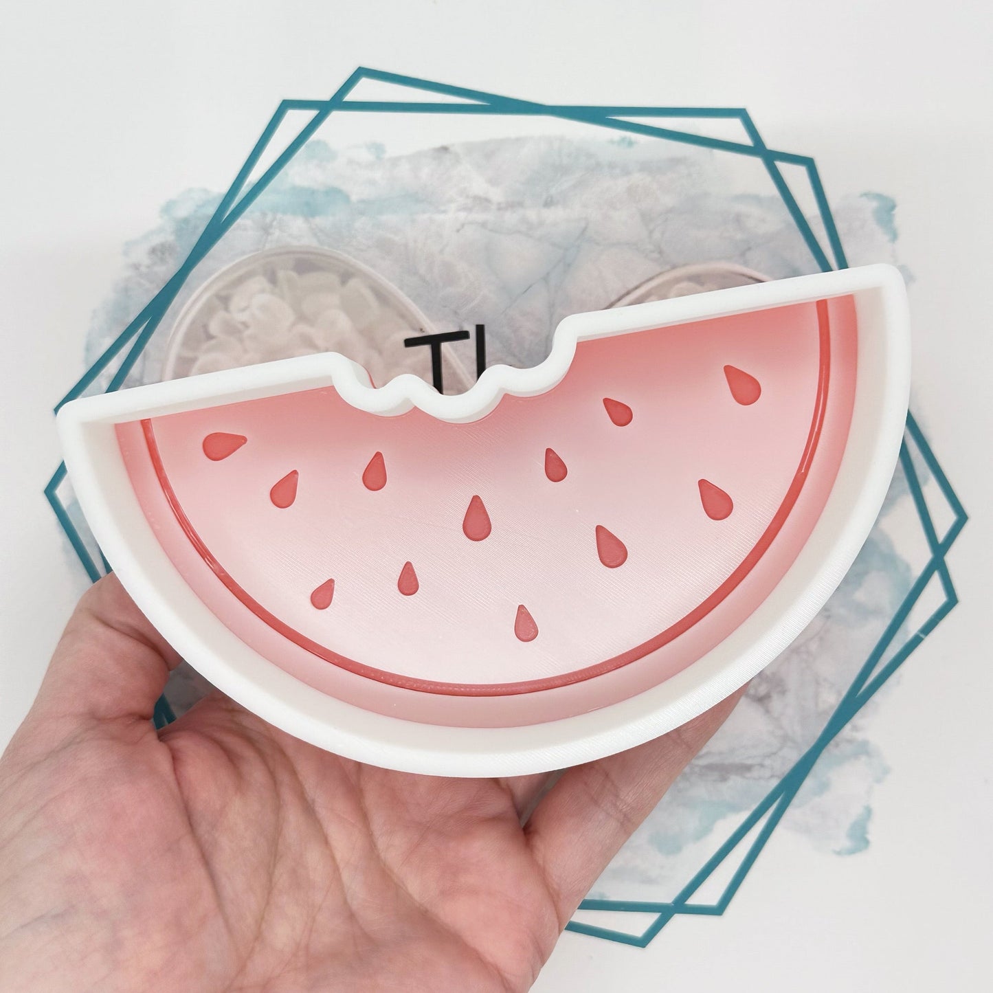 Watermelon (with bite) Freshie Mold