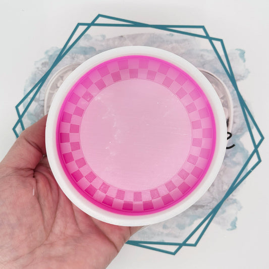 *NEW RELEASE* Checkered Round Freshie Mold