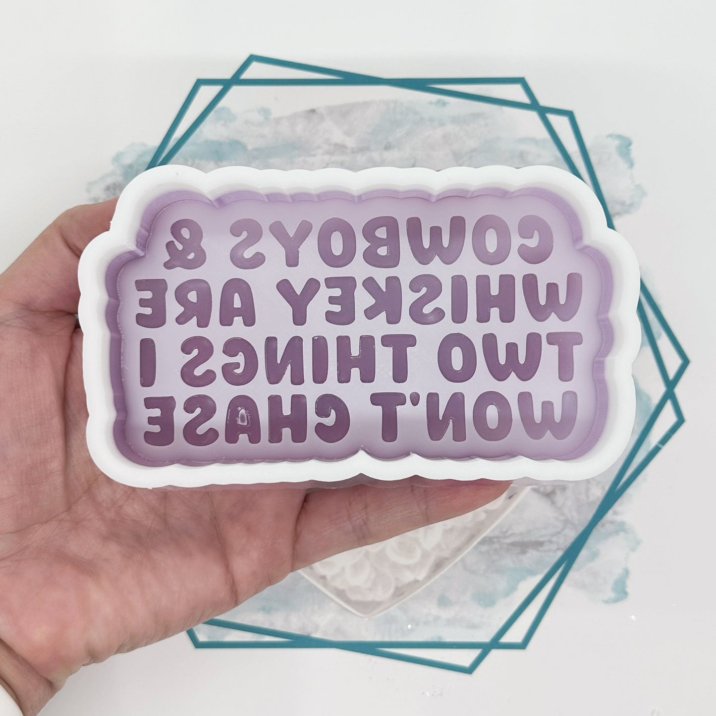 *NEW RELEASE* Cowboys & Whiskey Freshie Mold