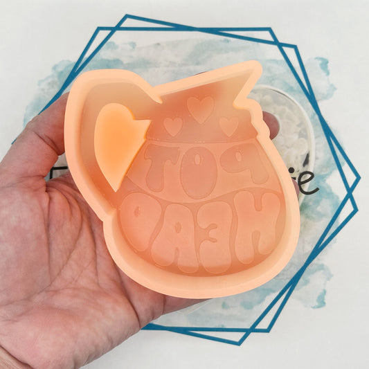 Coffee Pot Head Freshie Mold