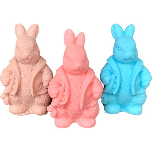 3D Rabbit Soap:  Easter themed soaps