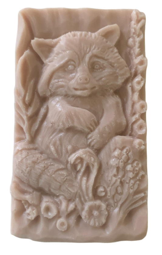 3D Racoon Bar of Soap
