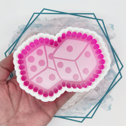 *NEW RELEASE* Turquoise Dice Freshie Mold
