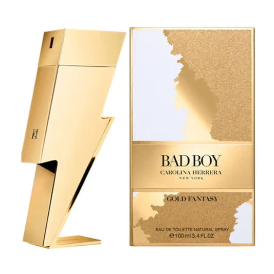 Bad Boy Gold Fantasy By Carolina Herrera For Men 3.4 oz EDT Spray