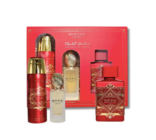 Bade'e Al Oud Sublime By Lattafa Unisex (3pc Gift Set)