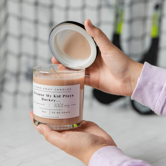 Because My Kid Plays Hockey - Natural Soy Wax Candle