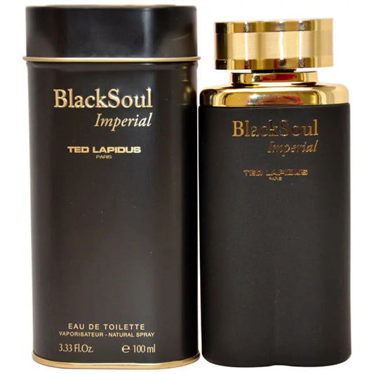 Black Soul Imperial By Ted Lapidus for Men 3.4oz EDT Spray