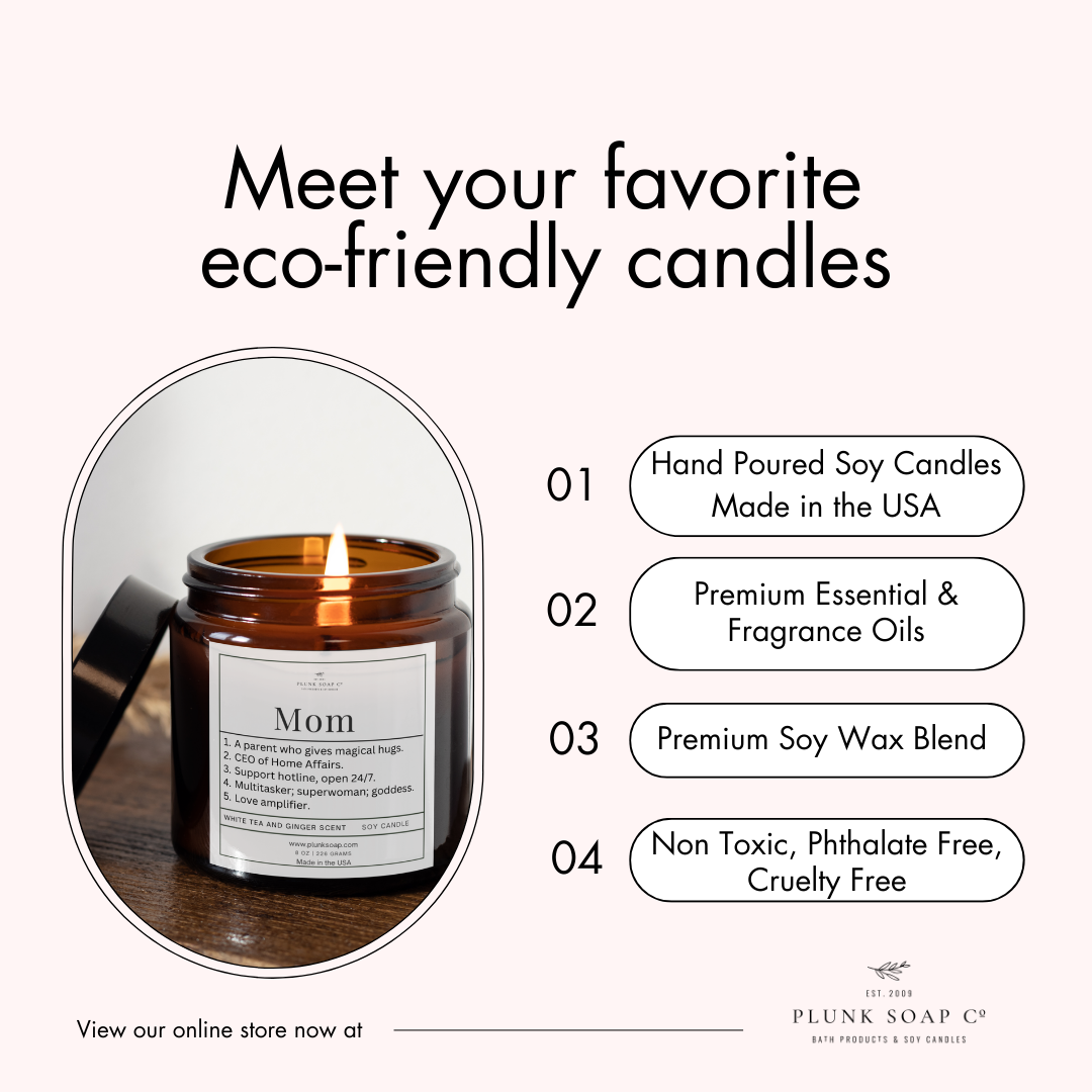 Best Momtini Funny Scented Soy Candle 8 oz Glass Jar:  Mother's Day