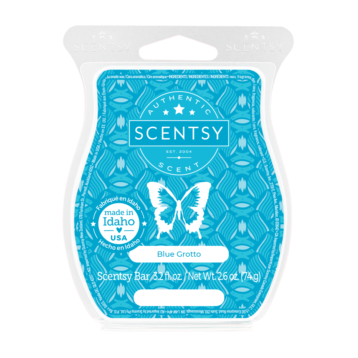 Blue Grotto Scentsy Bar – Fruity Citrus Wax Melt