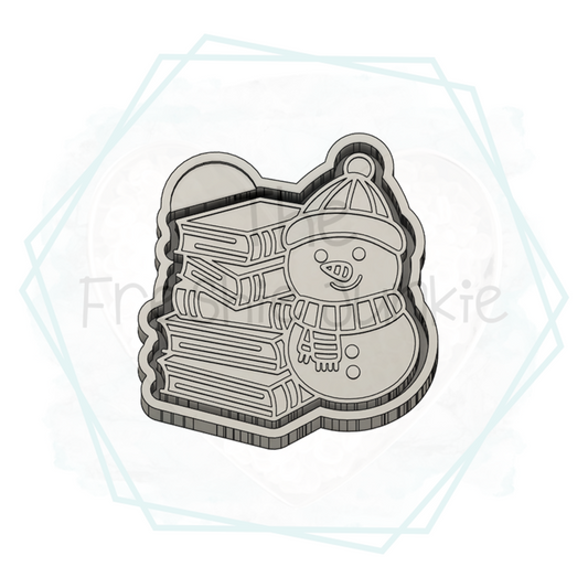 *NEW RELEASE* Snowman Book Stack Freshie Mold