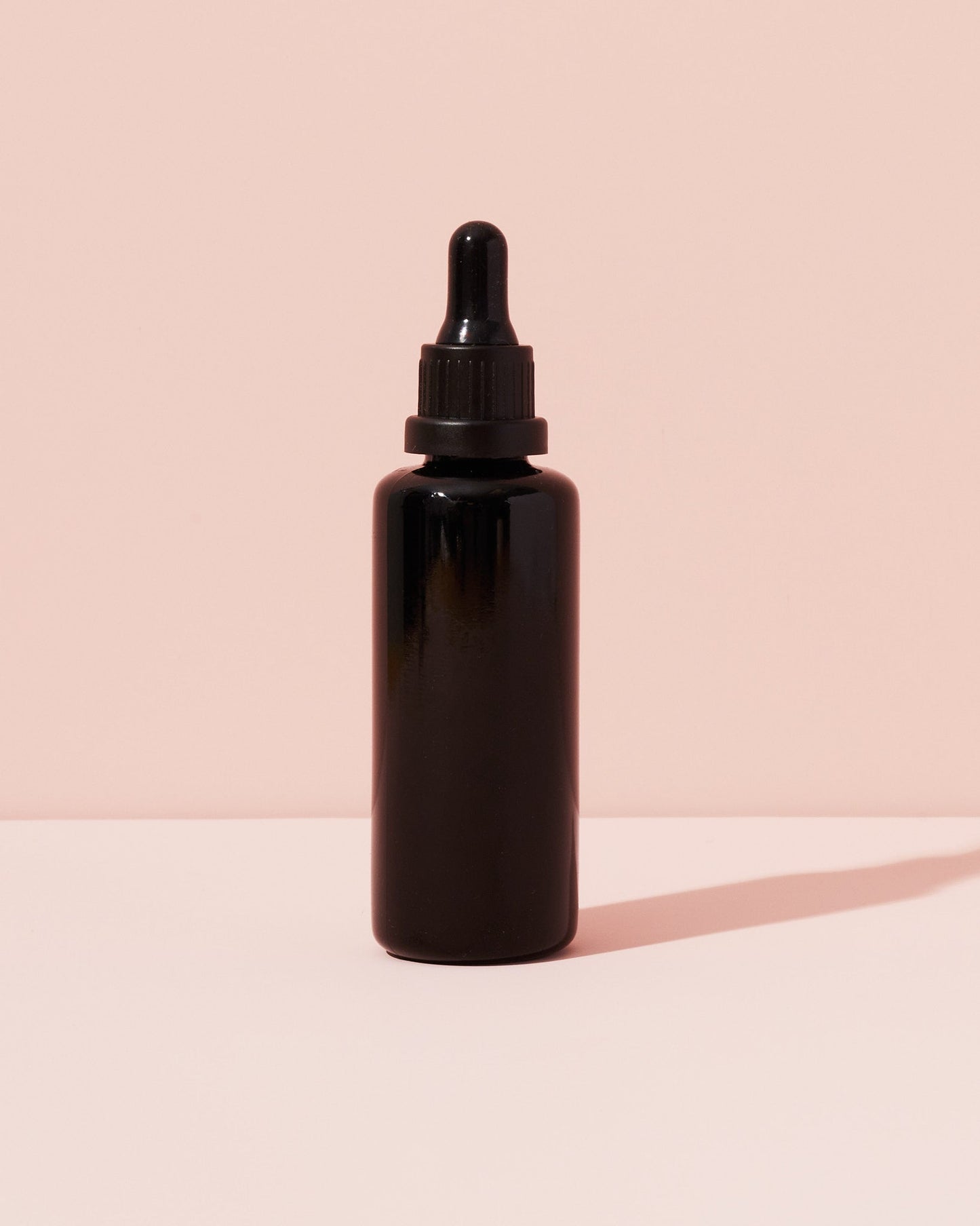 1.7oz / 50ml black uv glass dropper bottle