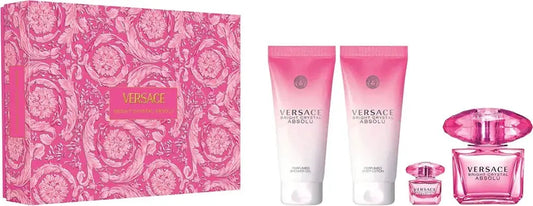 Bright Crystal Absolu By Versace For Women (4pc Gift Set)
