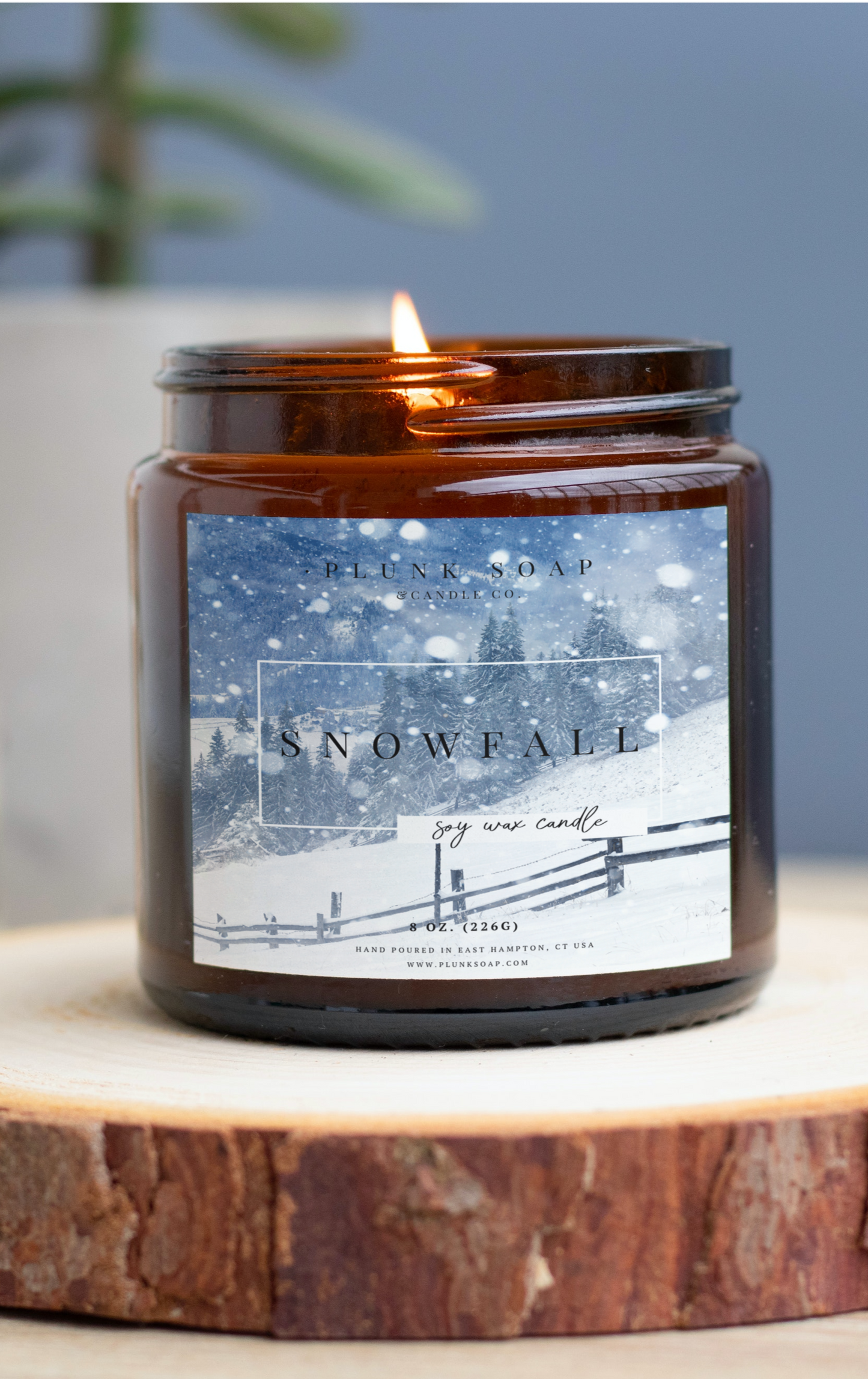 Snowfall Scented Soy Candle
