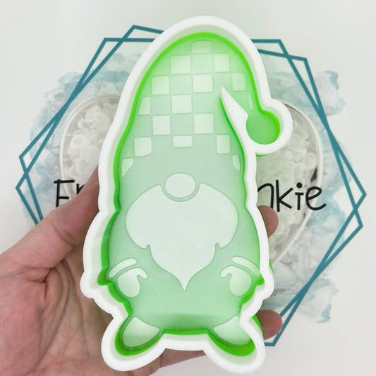 Checkered Gnome Freshie Mold