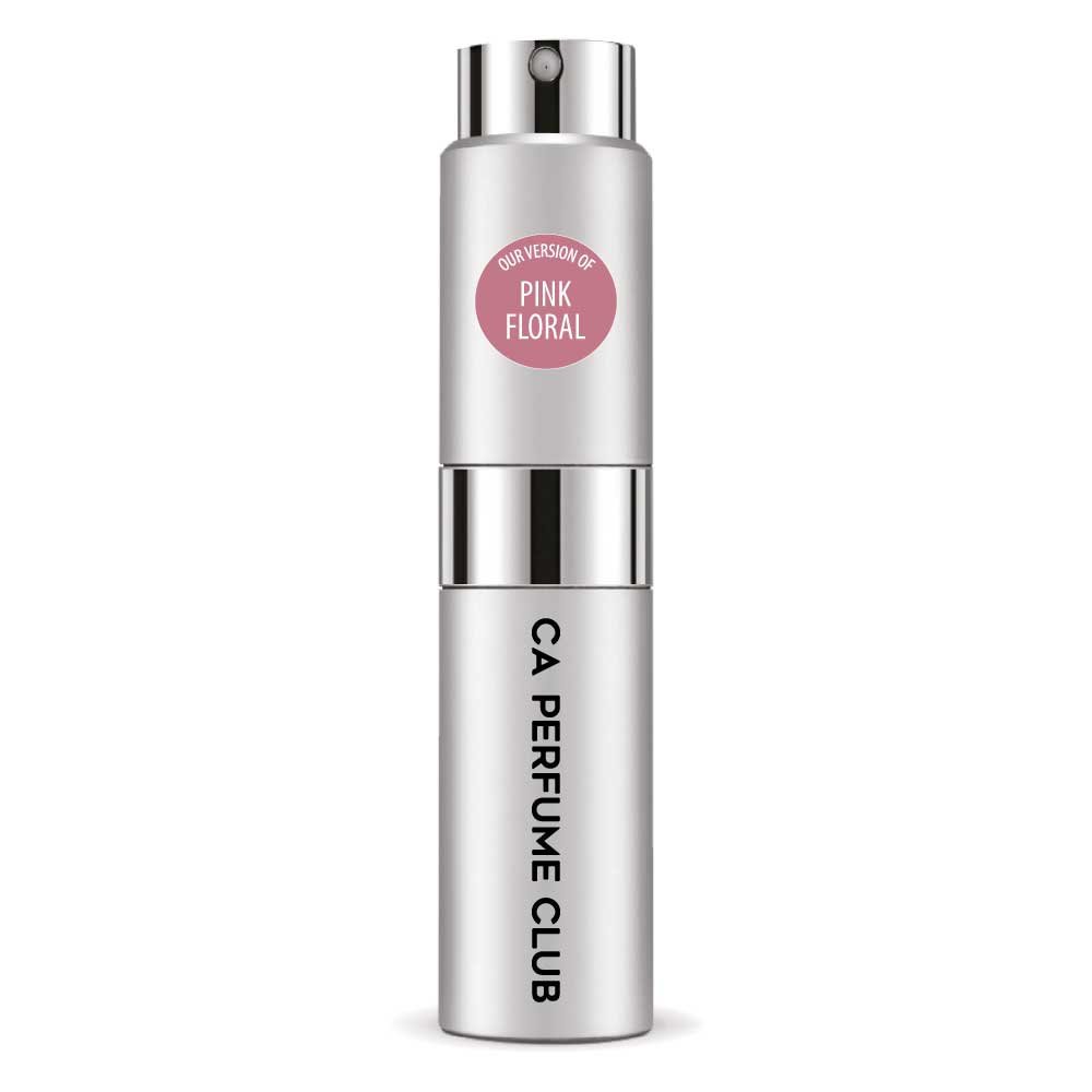 445- Pink Floral  Perfume Spray