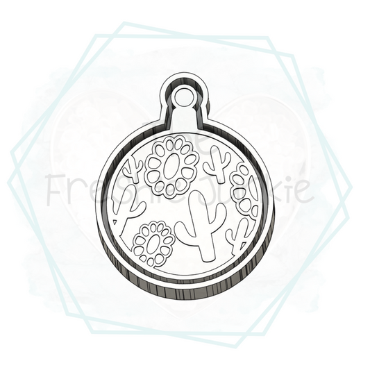 Cactus & Concho Ornament Freshie Mold