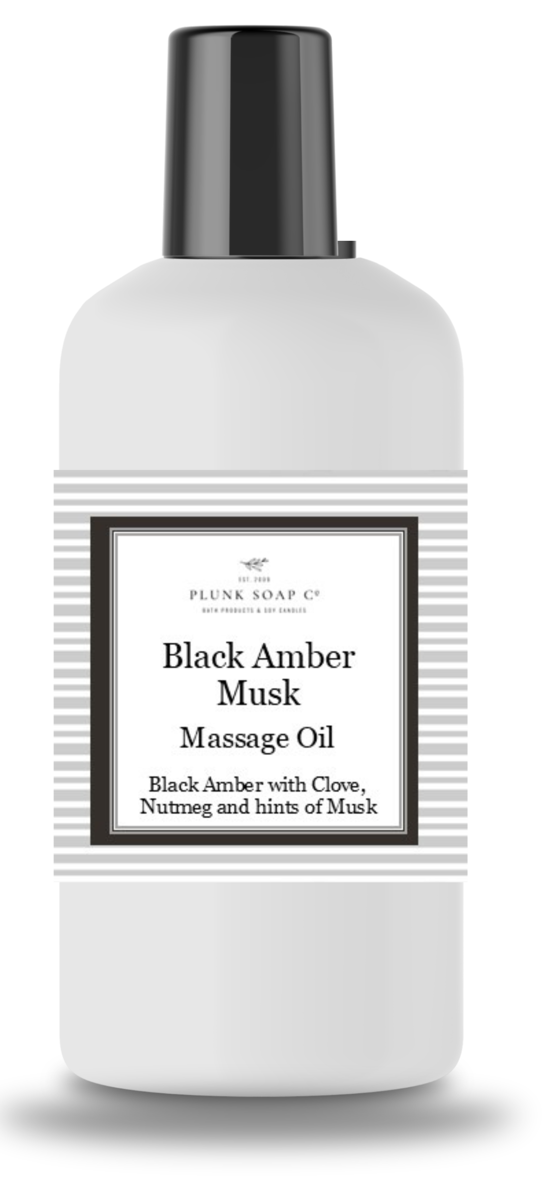 Black Amber Musk Scented Massage Oil