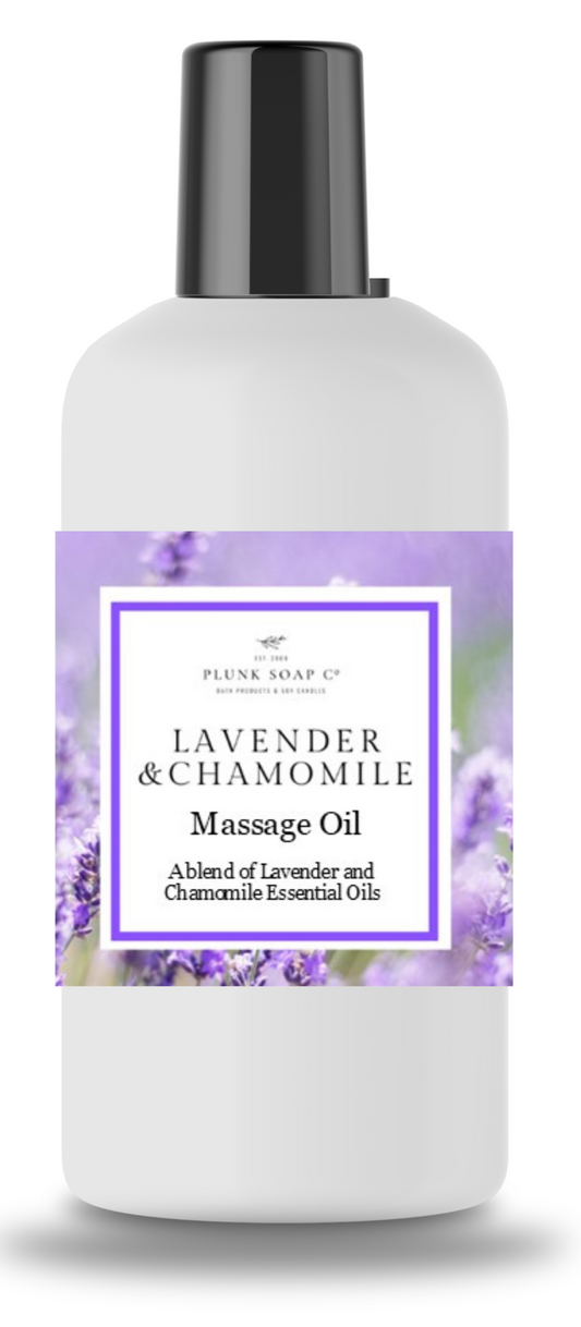 Lavender and Chamomile Scented Massage Oil