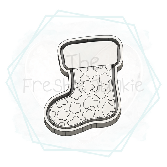 Cow Print Stocking Freshie Mold