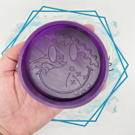 Broncos Smiley Face Freshie Mold (ORIGINAL DESIGN)