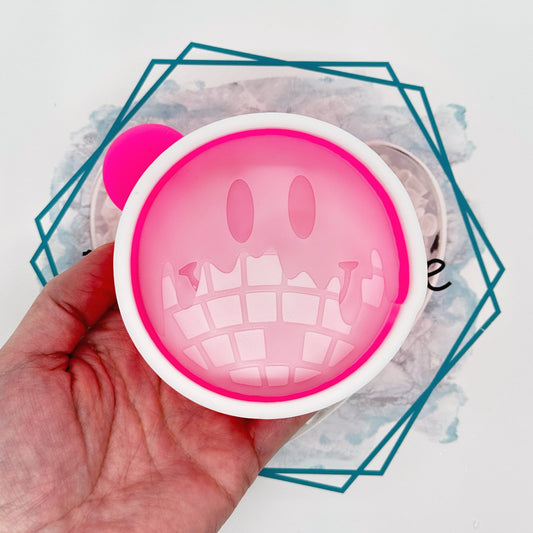 Drippy Smiley Disco Freshie Mold