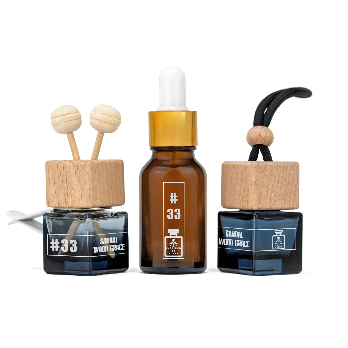 Car Air Freshener Inspired By Scent - Le Labo Santal  33, #33 Sandalwood Grace