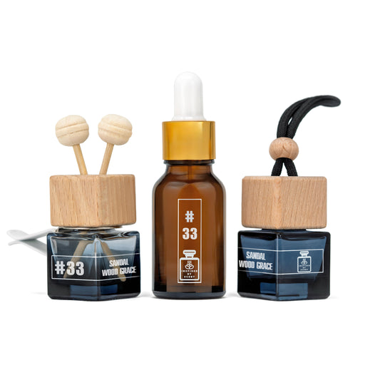 Car Air Freshener Inspired By Scent - Le Labo Santal  33, #33 Sandalwood Grace