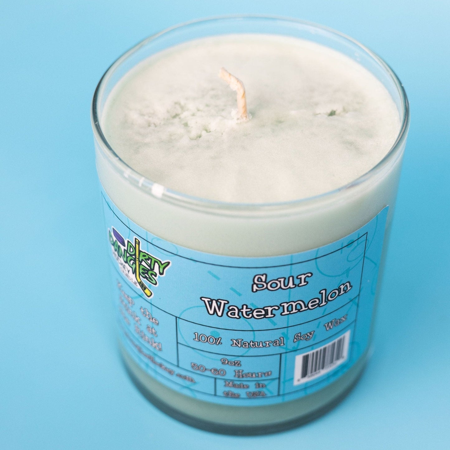 Dirty Dangles Hockey Candles - Sour Watermelon