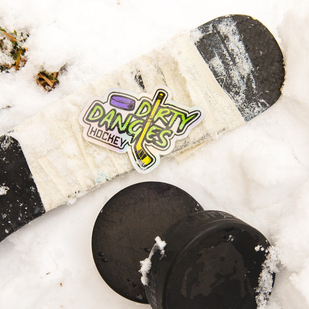 Dirty Dangles Hockey Stickers - 8 Pack