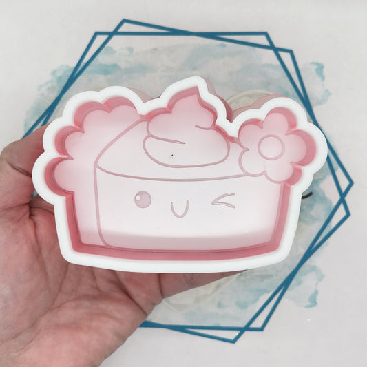 Retro Pie Slice Freshie Mold