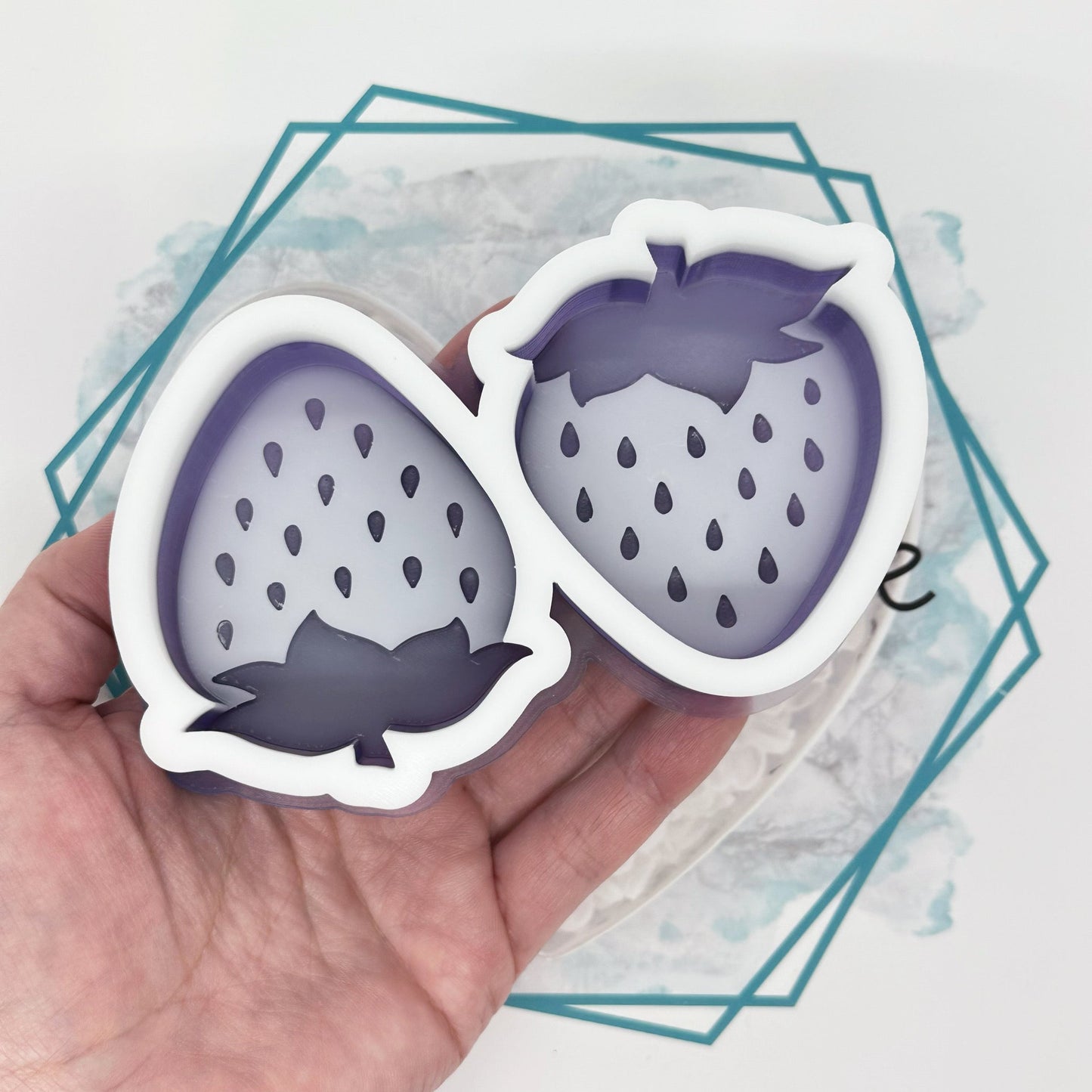 Strawberry VENT CLIP Freshie Mold