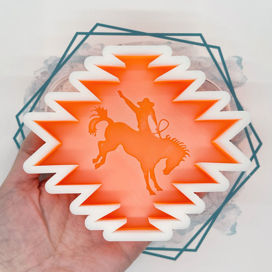 Aztec Cowboy Freshie Mold