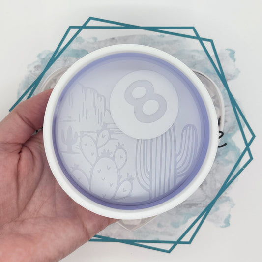 *NEW RELEASE* Western 8 Ball Freshie Mold
