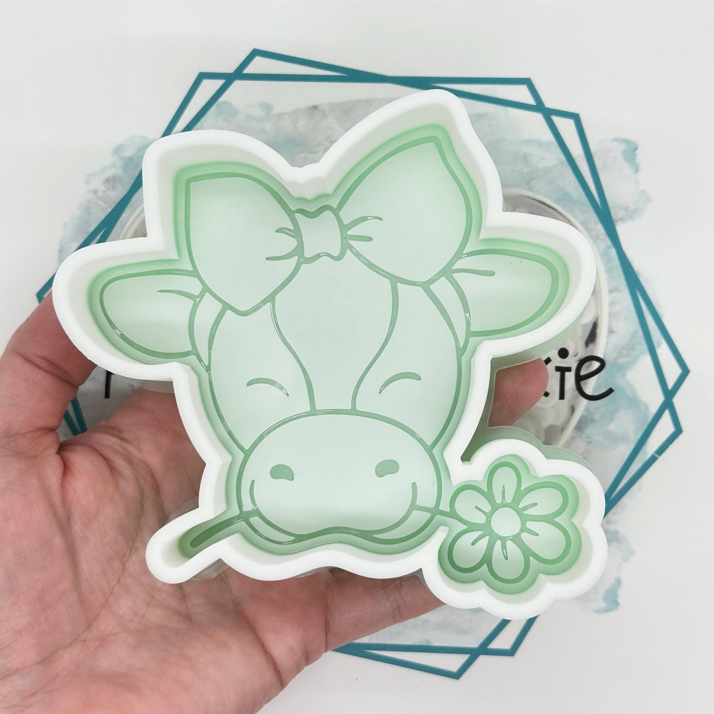 Cow with Bandana Freshie Mold