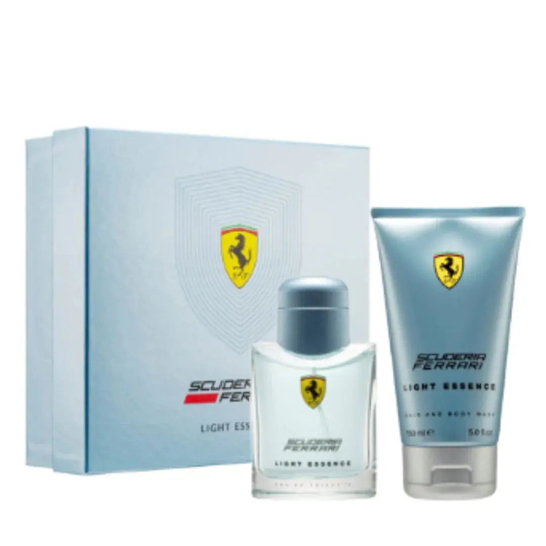 Ferrari Light Essence By Ferrari For Men 2Pcs Set EDT Spray