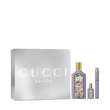 Flora Gorgeous Magnolia By Gucci For Women (3pc Gift Set )
