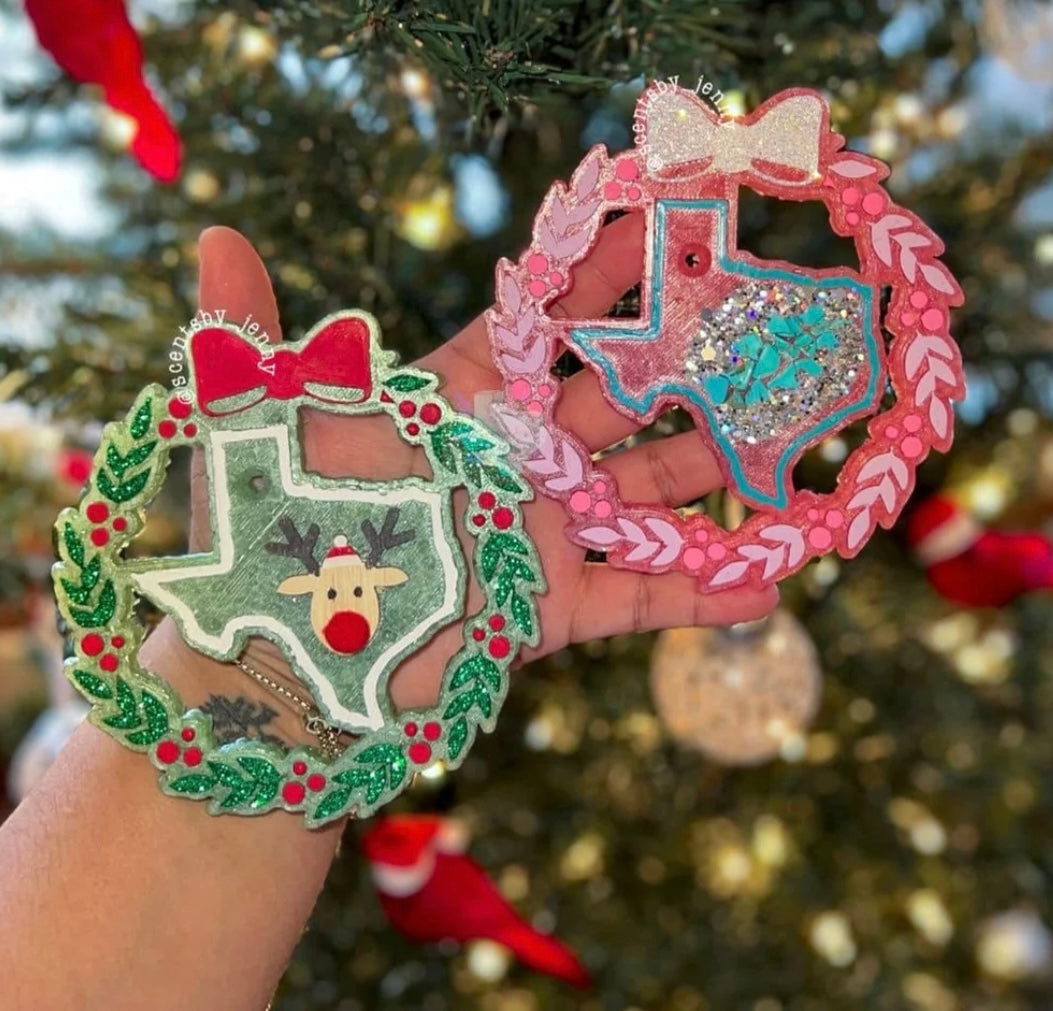 Texas Wreath Freshie Mold