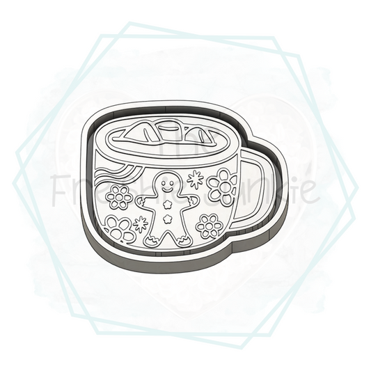 *NEW RELEASE* Gingerbread Cocoa Mug Freshie Mold