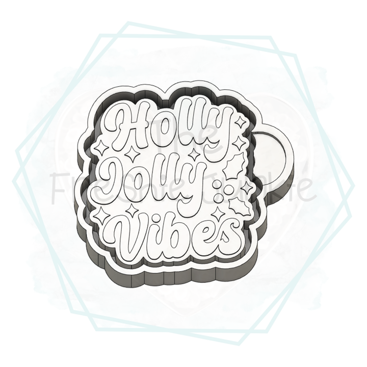 Holly Jolly Vibes Freshie Mold