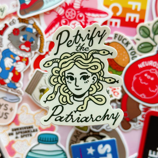 Petrify the Patriarchy Vinyl Sticker