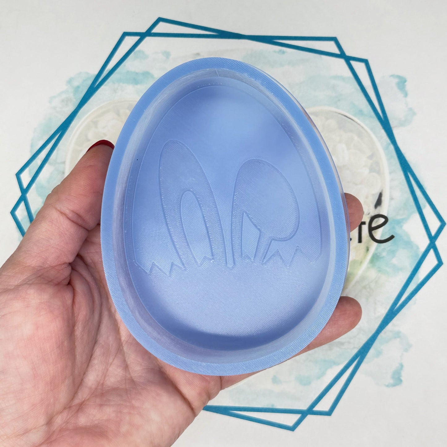 Bunny Ears Easter Egg Freshie Mold