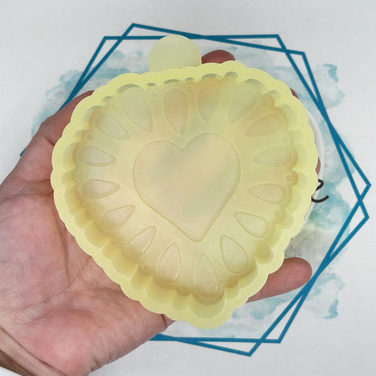 Heart Concho Freshie Mold