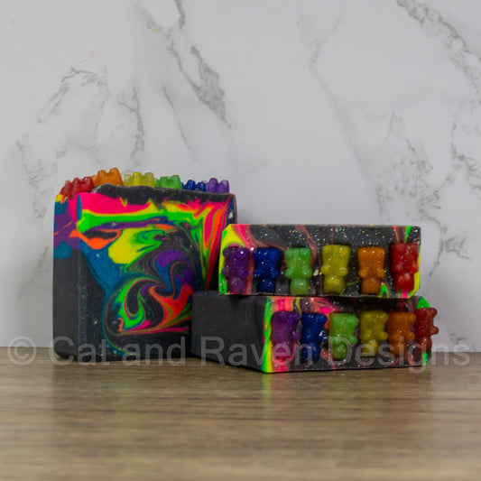 Rainbow Rave 2.0 bar soap