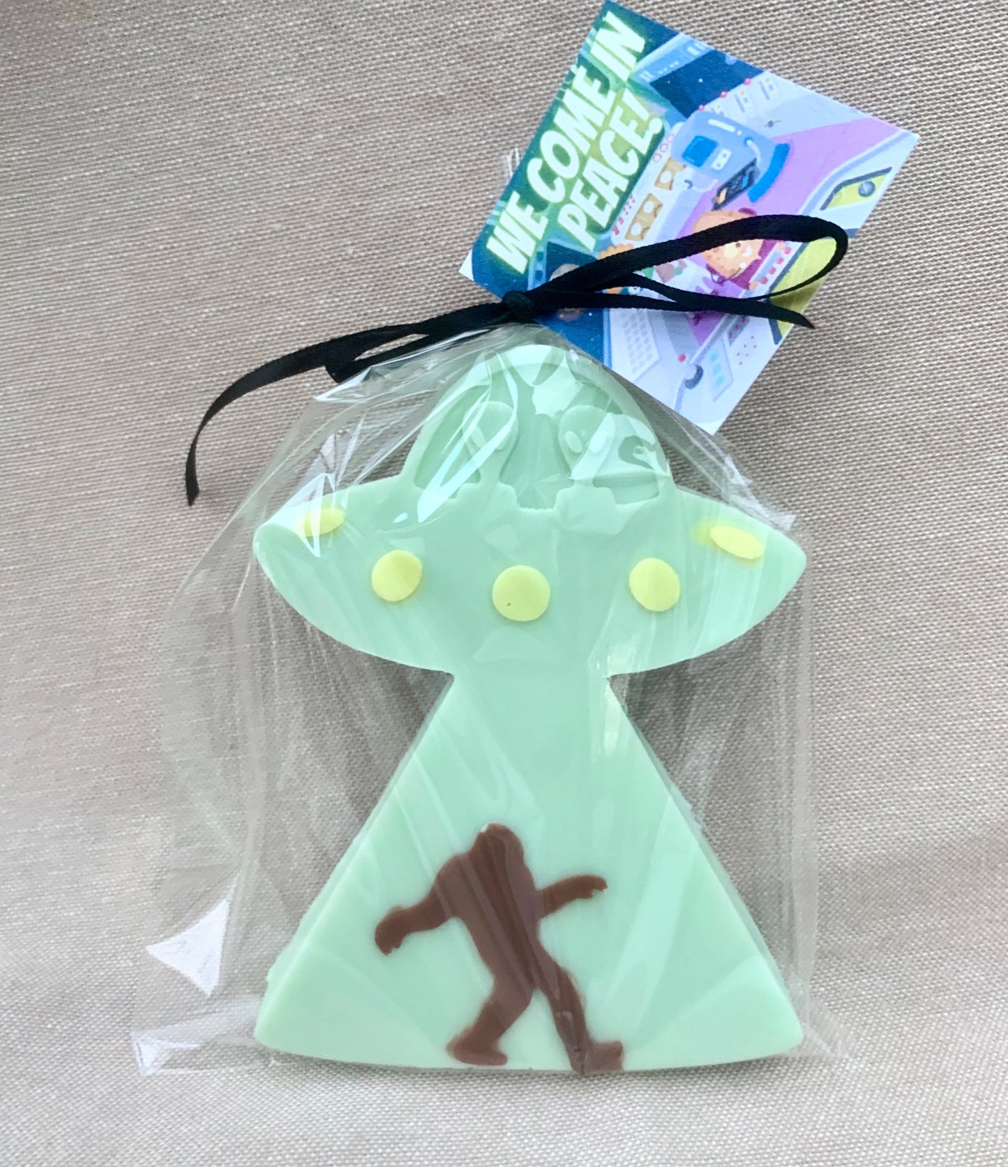 3D Large Alien Head Capturing Bigfoot Soap