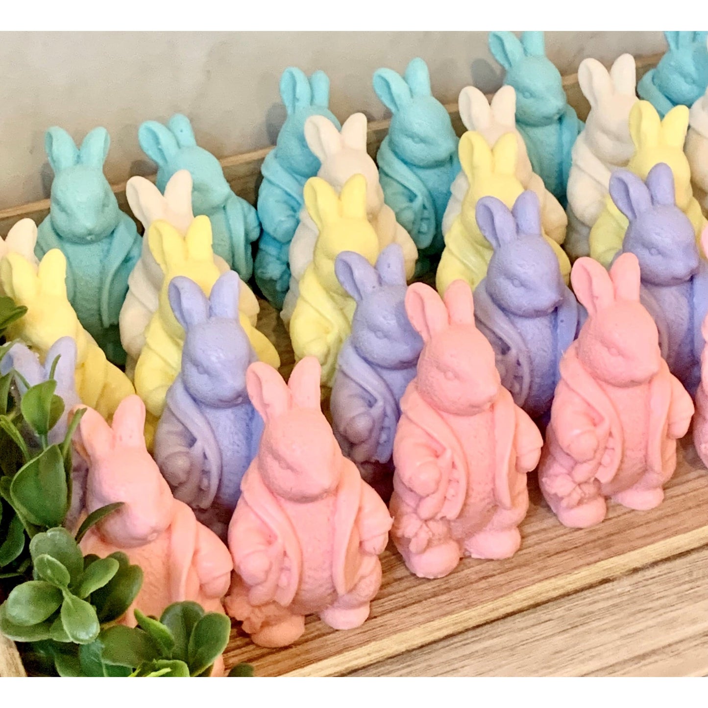 3D Rabbit Soap:  Easter themed soaps