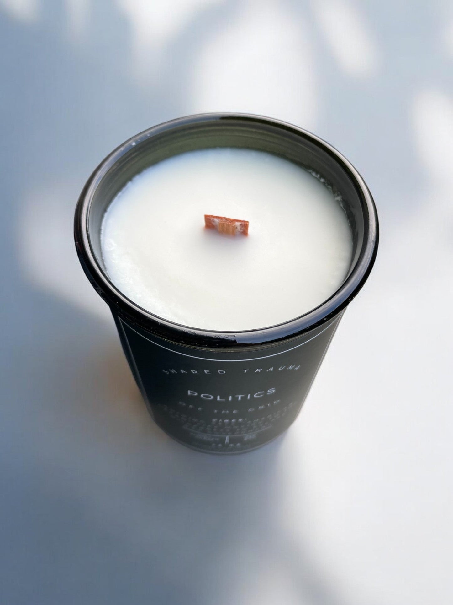 Shared Trauma: Politics Candle - 13 oz, Crackling Wood Wick