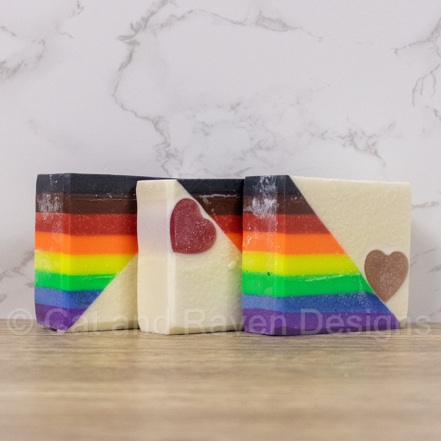 All Together Now (inclusive pride flag) soap
